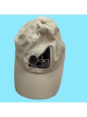 OC Dig or die Baseball Hat Cap Volleyball 2014 Tan Adjustable Strap Back